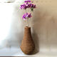 Vase en osier rotin XXL 1960