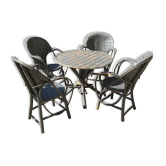 Set 2 tables - 6 armchairs - 2 chairs