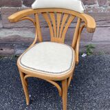 Viennese armchair curved wood