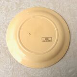 Set of 12 flat plates of Salins earthenware