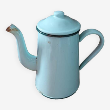 Water green coffee maker Patinated enameled metal dpmc 0923212
