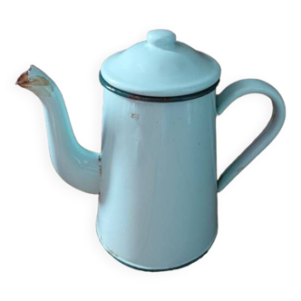 Water green coffee maker Patinated enameled metal dpmc 0923212