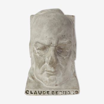 Vintage plaster head " Claude Bernard "
