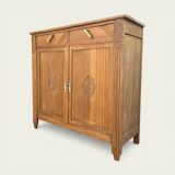 Art Deco buffet in raw and solid oak, 1935.