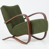 Set of 2 H-269 loungechairs by Jindrich Halabala, 40's
