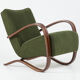 Set of 2 H-269 loungechairs by Jindrich Halabala, 40's