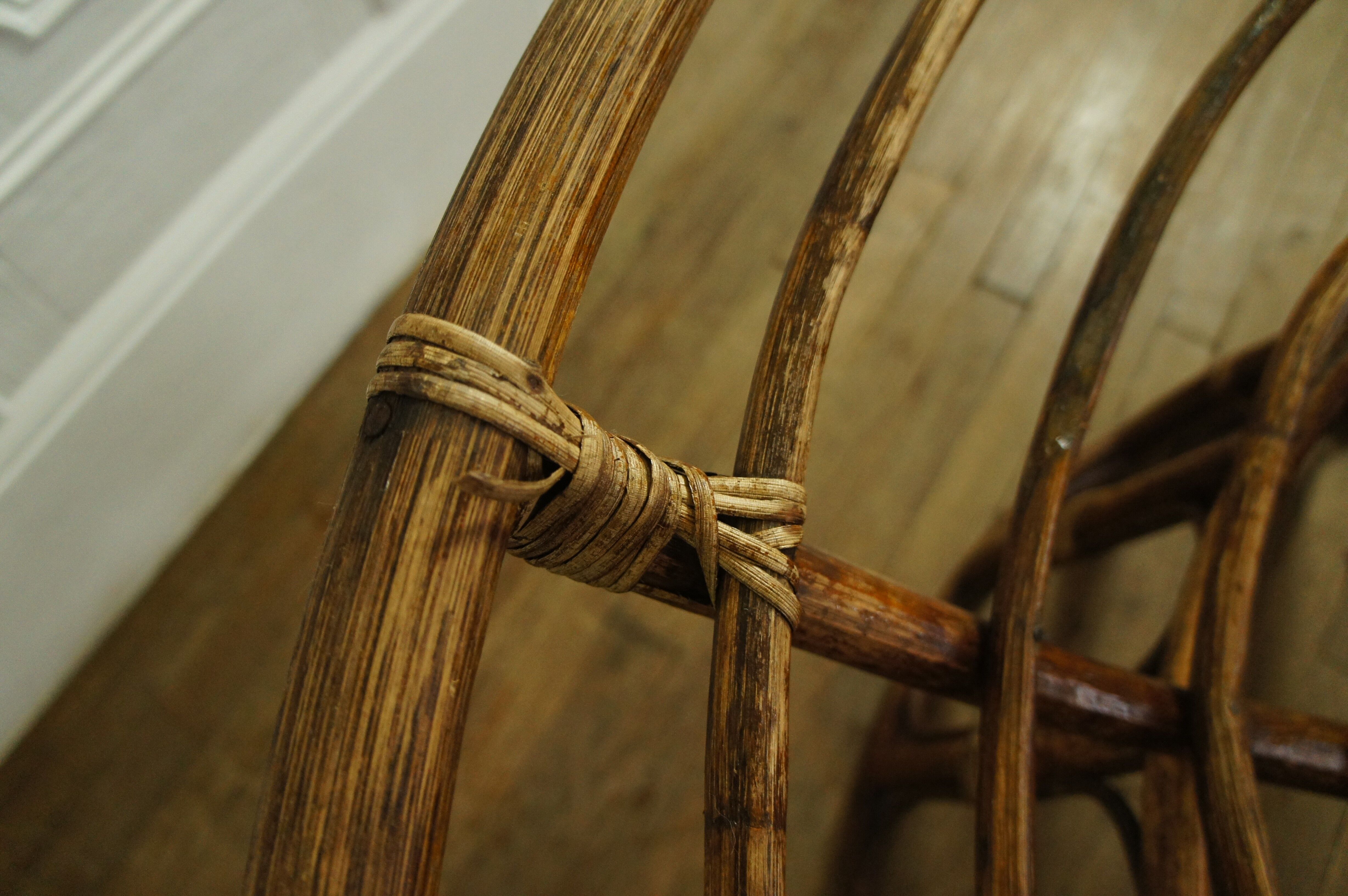 Armchair Papasan in rattan XL