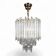 Brass and Murano chandelier by Venini by Novaresi