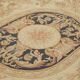 Handmade European Vintage Aubusson Kilim 272 cm x 368 cm
