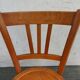 3 wooden bistro chairs