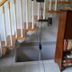 Floor lamp 2 adjustable spots 70s Hustadt-Leuchten