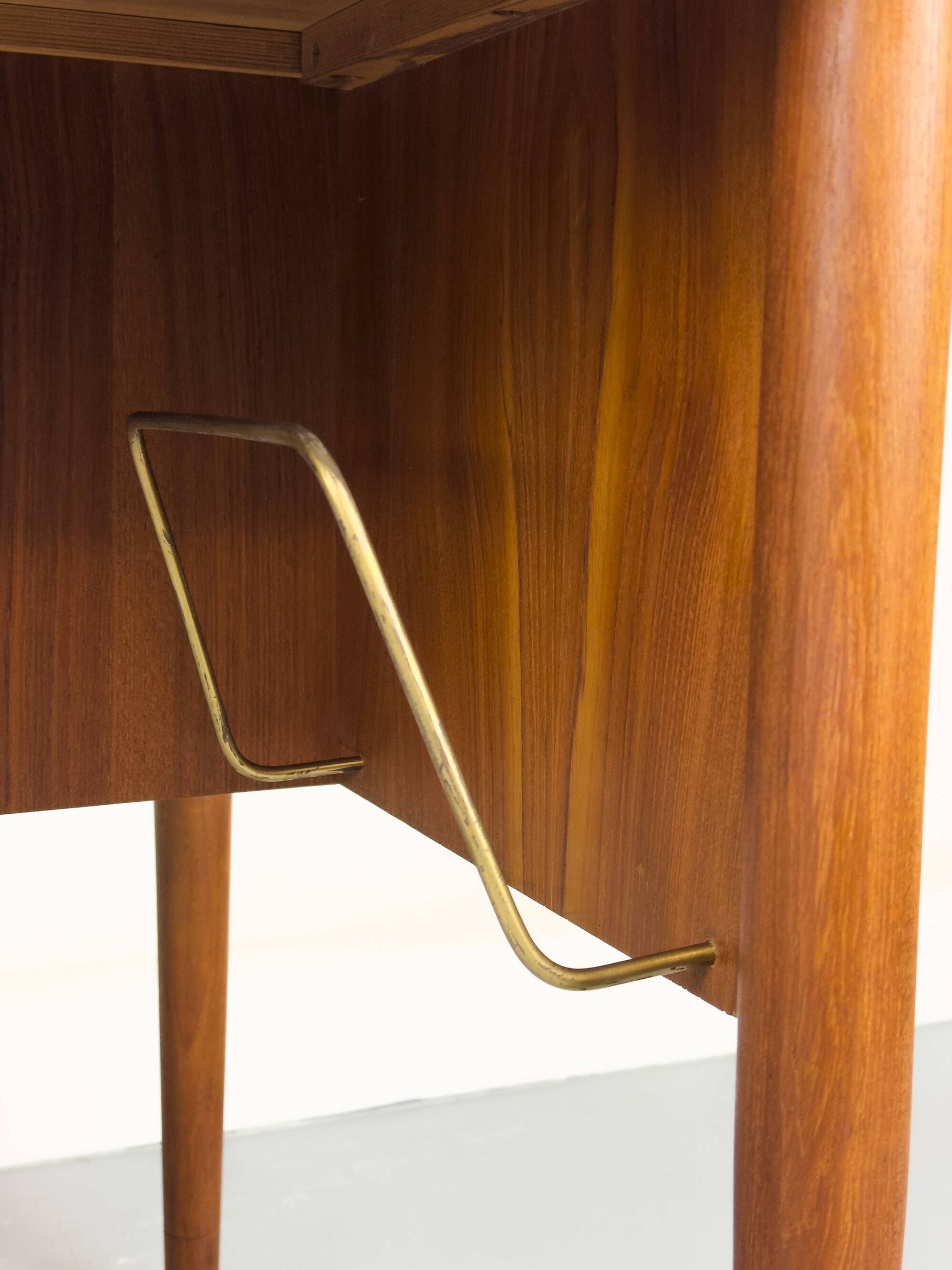 Mid-Century Modern Teak Desk attributed to H. Brockmann Petersen, 1960s