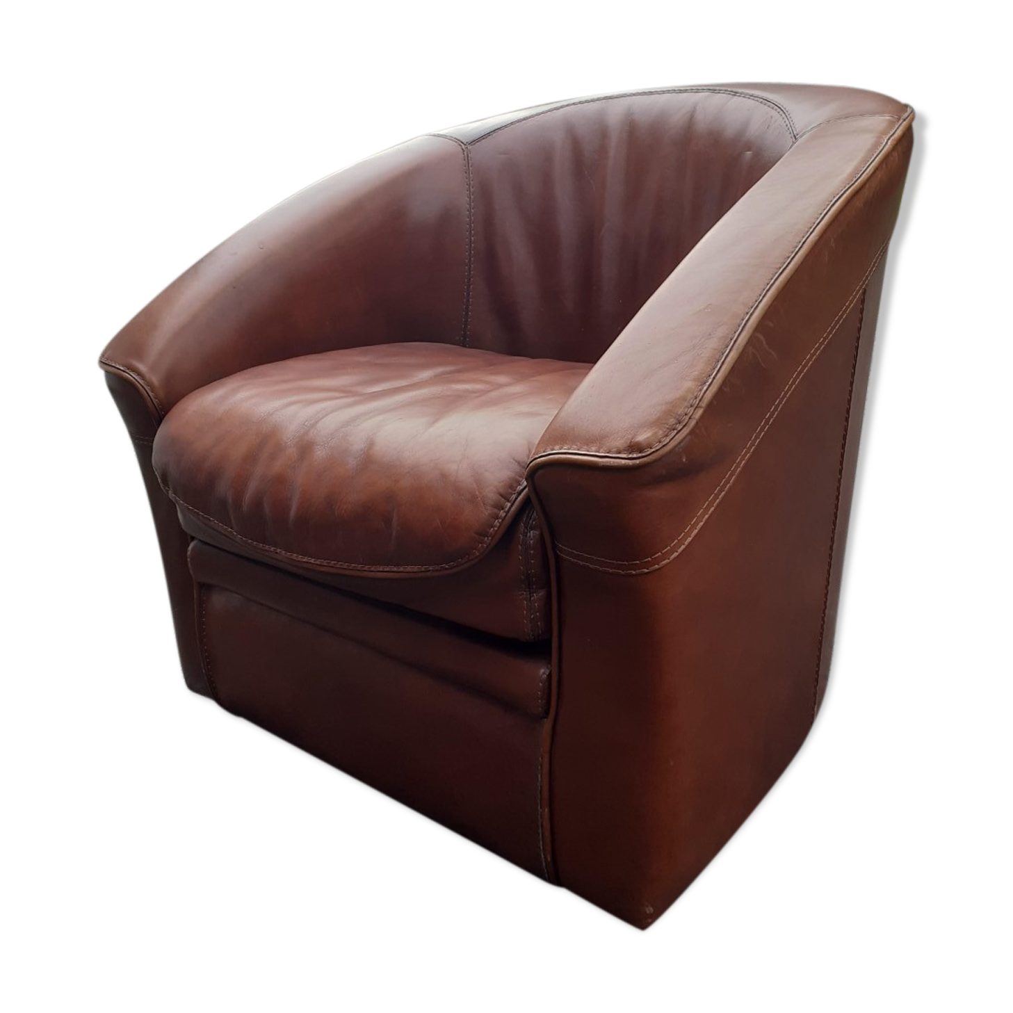 Leather armchair