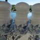 Lot 3 pots epices opaline
