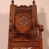 High Chair for Children, Oak from the 17th Century