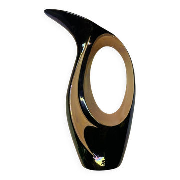 Ceramic vase signed Tess