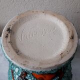 Vase Vallauris fat lava