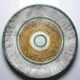 Large ceramic art bowl from the 50s-60s, vintage wall decoration or fruit bowl.