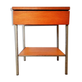 Vintage boarding school bedside table