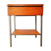 Vintage boarding school bedside table