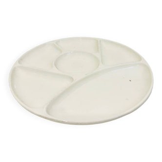 A ceramic aperitif plate – Gien, France, 1950s