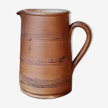 Stoneware pitcher