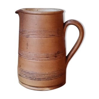 Stoneware pitcher