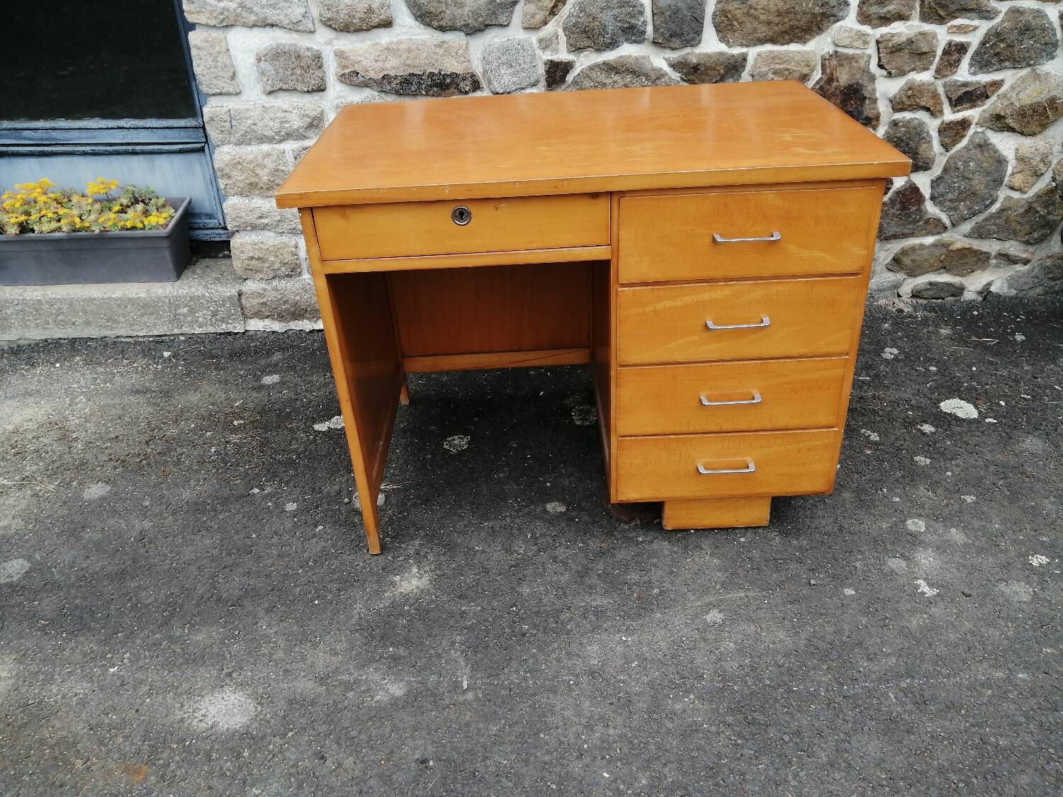 Vintage oak desk