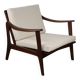 Scandinavian lounge chair in solid teak, 1960s