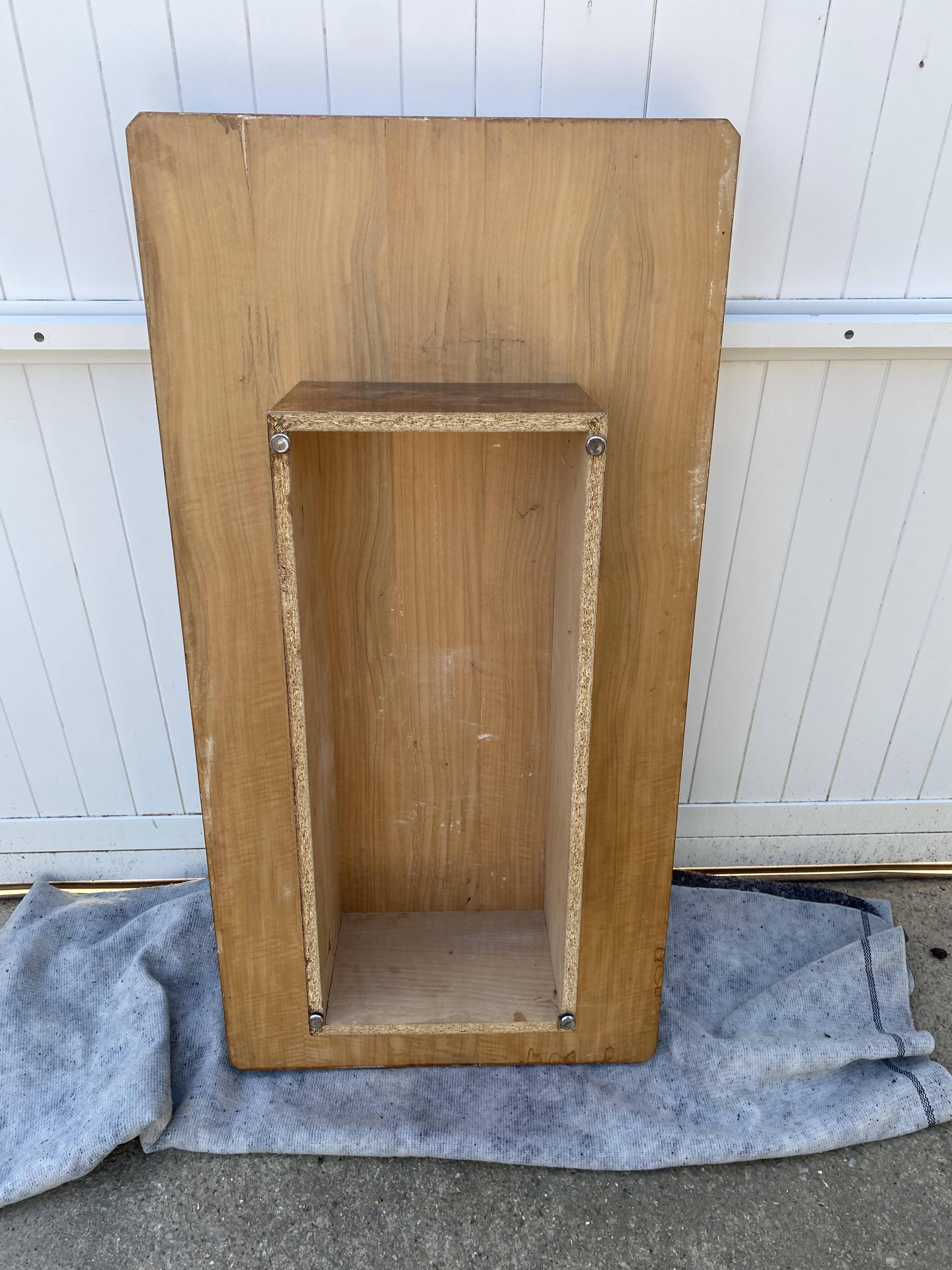 Table basse en loupe d’orme Roche et Bobois vintage 70s