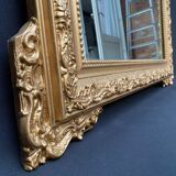 Miroir doré Louis XV 98x156cm