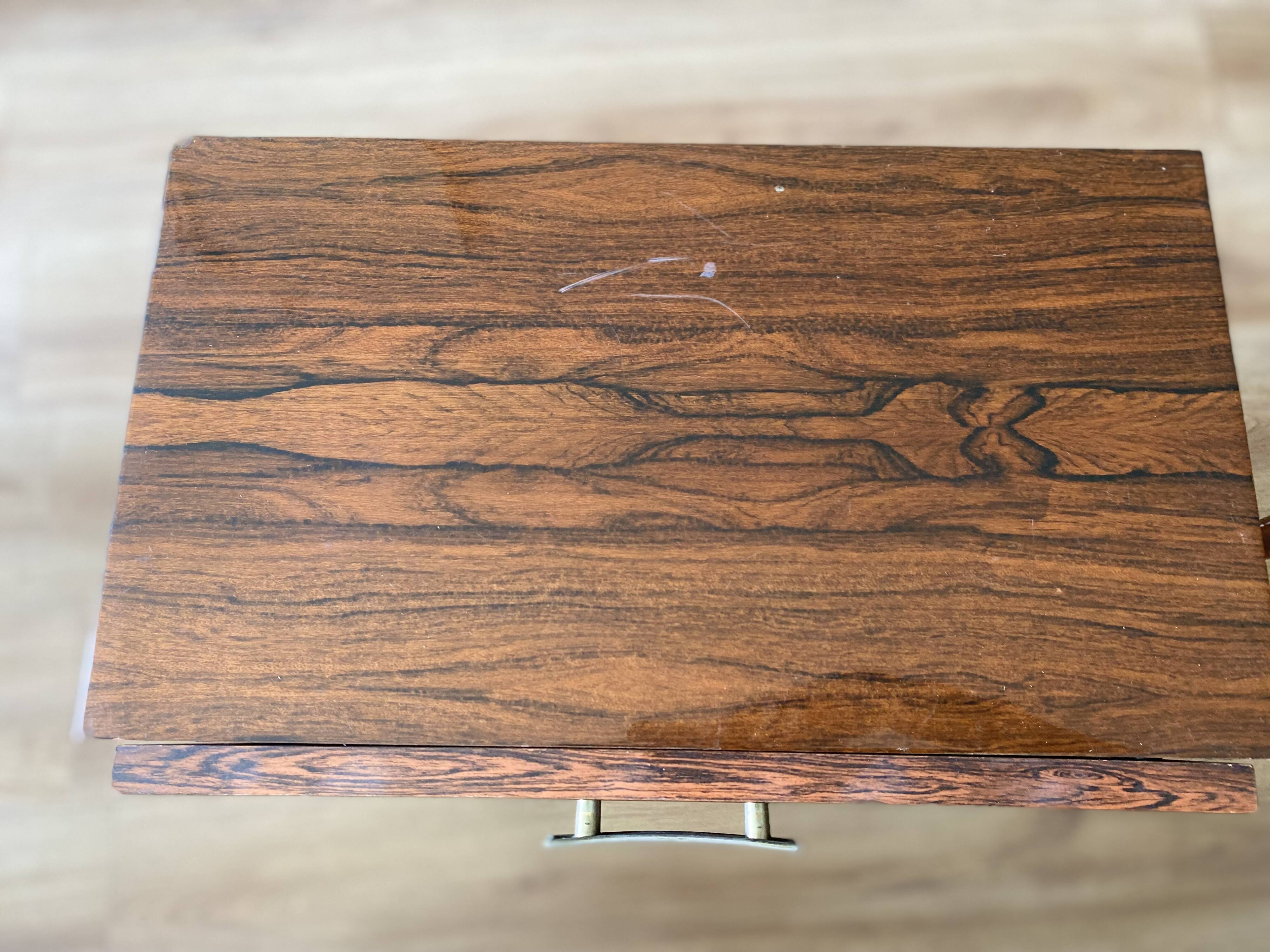 Set of 2 vintage hair tables