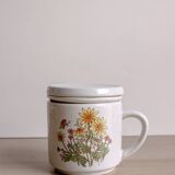 3-piece floral teapot