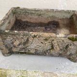 Imitation wood cement planter
