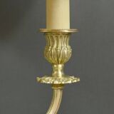 Large Bouillotte Lamp in Gilt Bronze, Louis XVI style – first half of the 20th century
