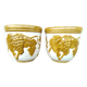 Pair of wall-mounted planters/flower pots
