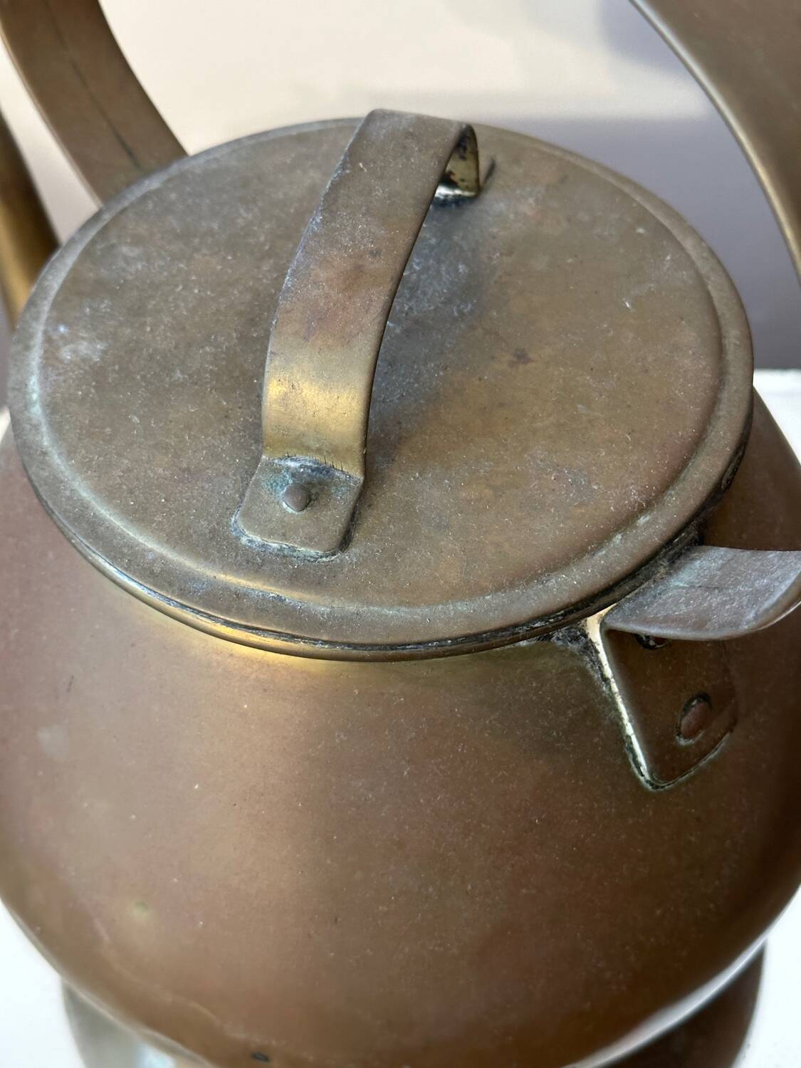 Copper kettle - 19th century folk arts