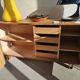 Lowboard sideboard from Braakman DB02 birch series loop legs for Pastoe
