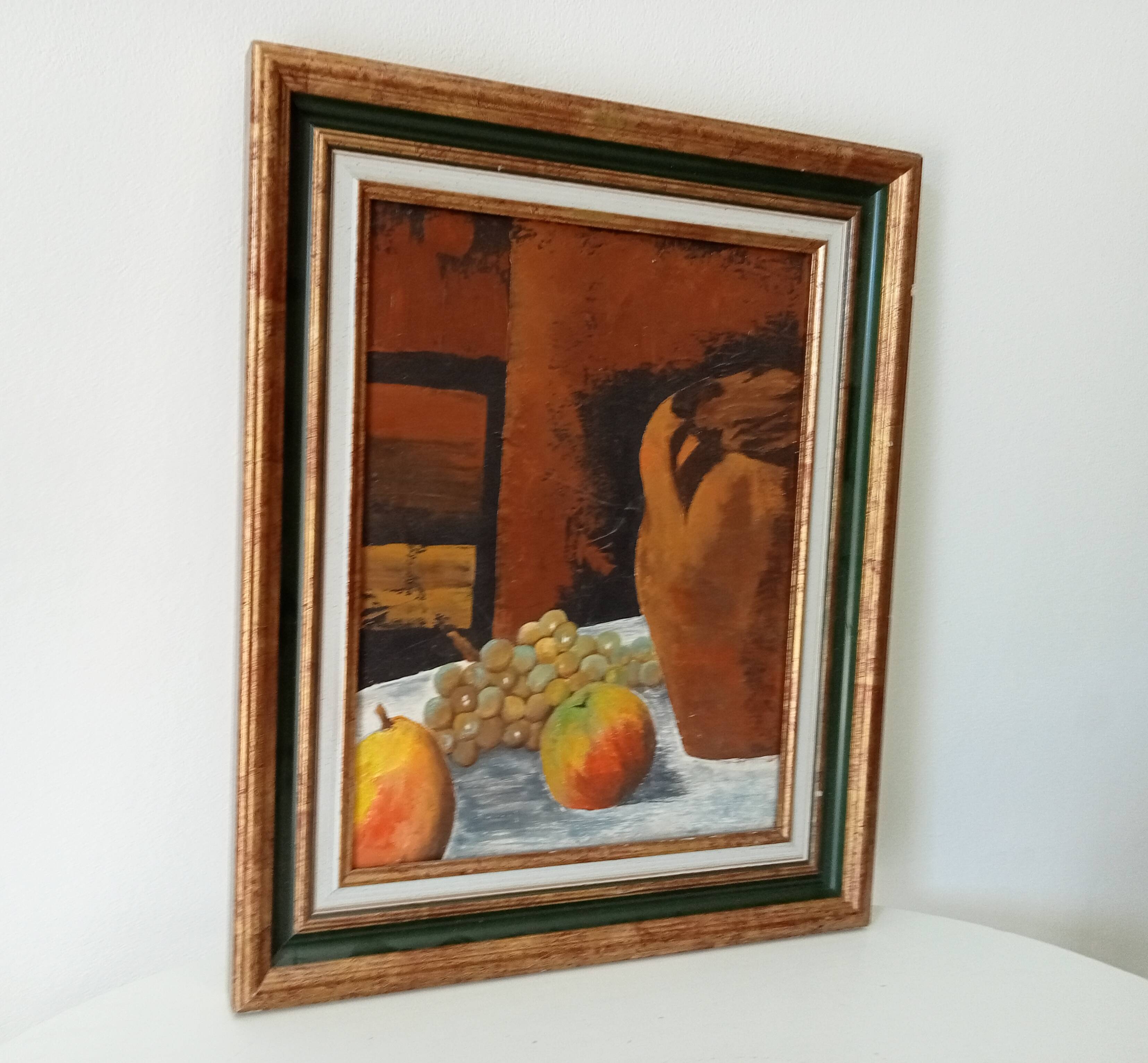 Tableau Nature morte huile sur toile