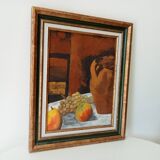 Still life painting oil on canvas