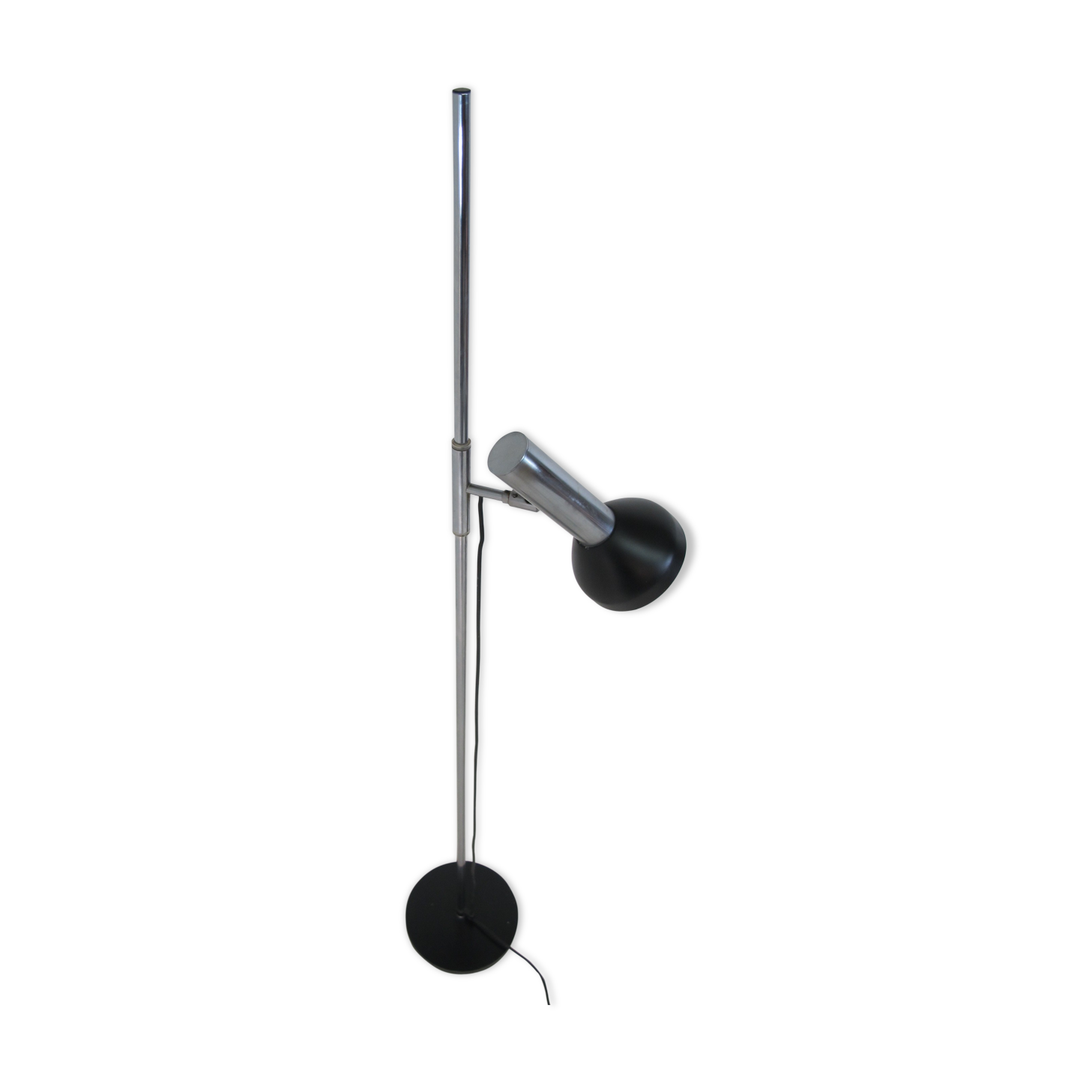 Mid-century chrome plated steel adjustable floor lamp from Gepo, 1960s