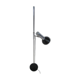 Lampadaire réglable en acier plaqué Chrome du milieu du siècle de Gepo, années 1960