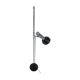 Mid-century chrome plated steel adjustable floor lamp from Gepo, 1960s