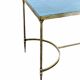 Coffee table brass and marble design 1960'
