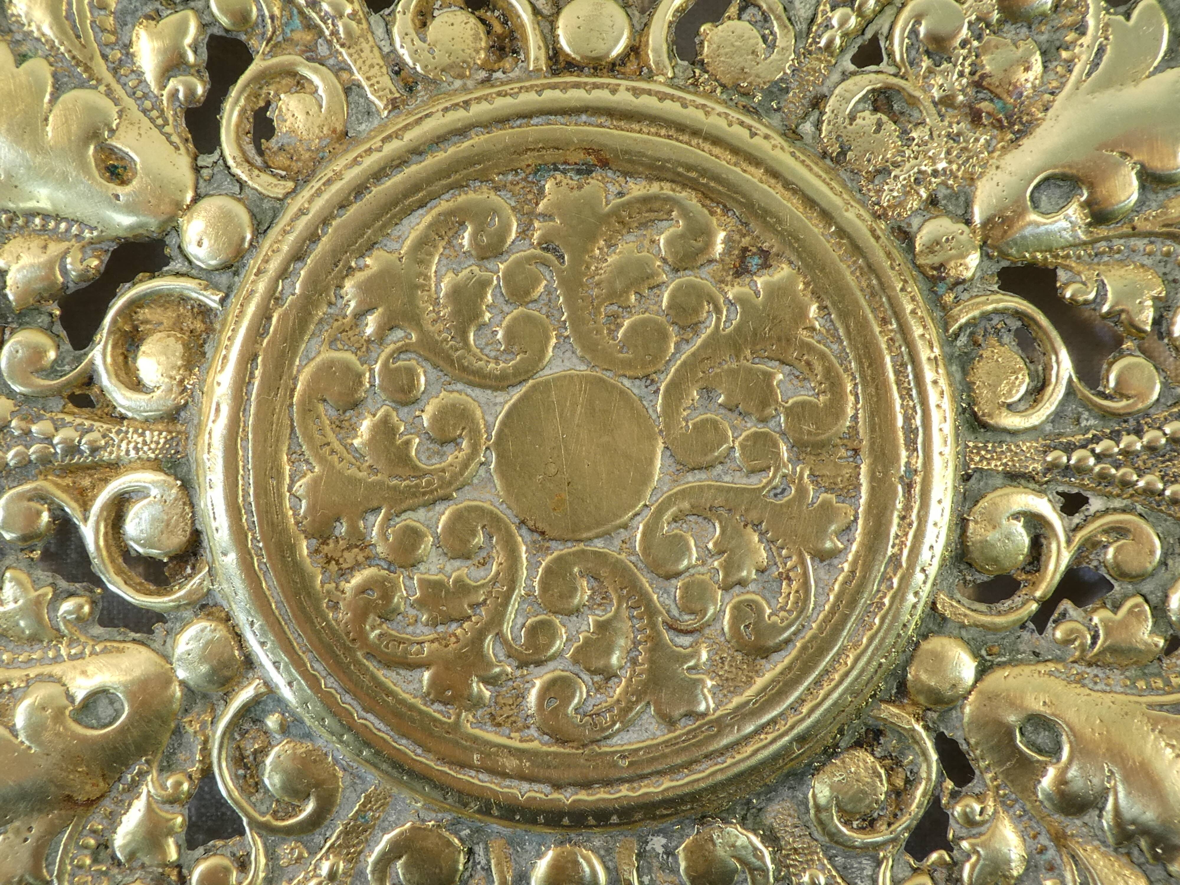 Bronze ewer tray or tray in Renaissance style