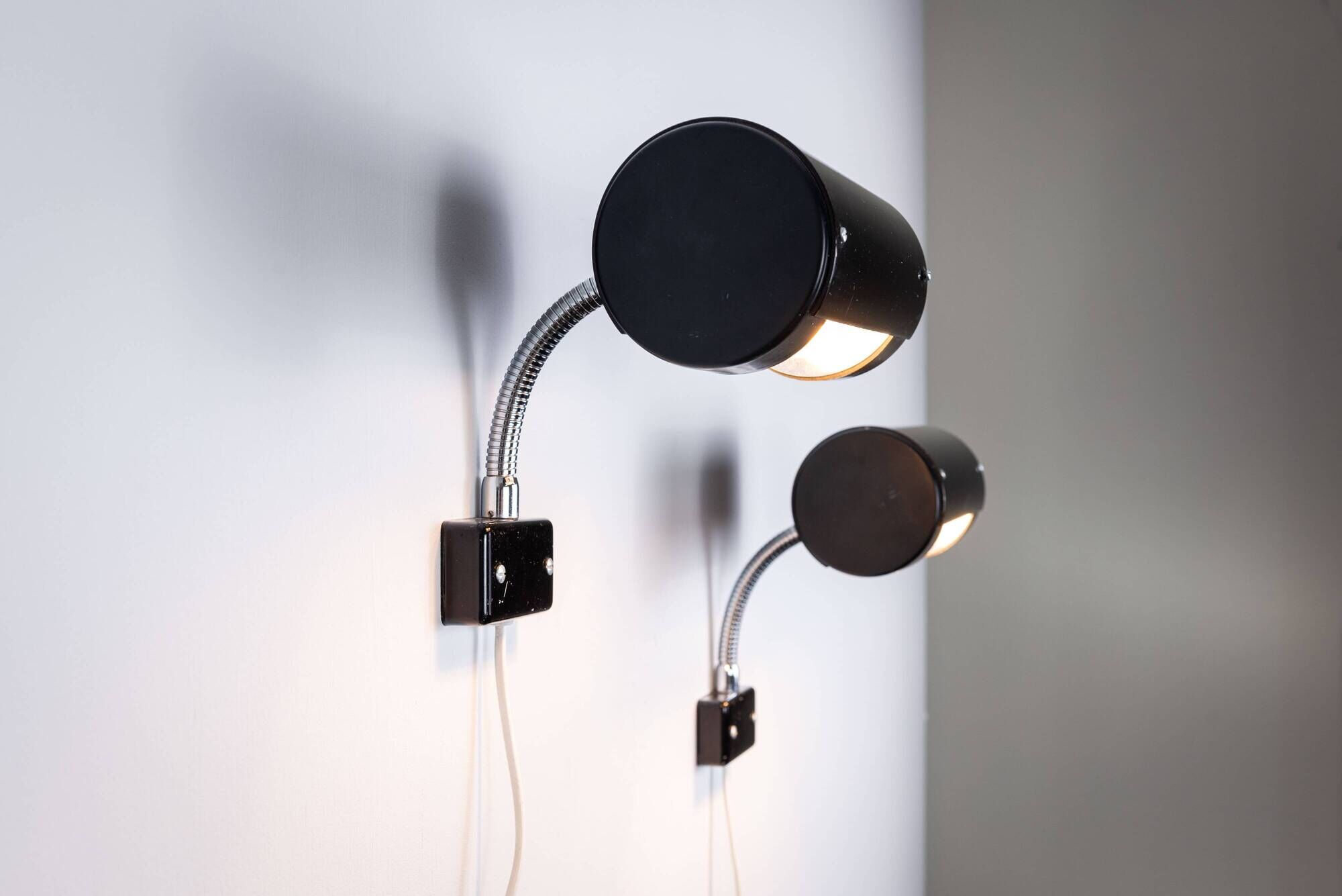 Anders Pehrson set of two wall lamps for Ateljé Lyktan 1970s Sweden
