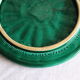 Dessous de plat vallauris vert années 50