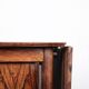 Danish extendable desk, Rosewood and Brass, model OS 51, Arne Vodder.