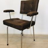 Brown Czech Tubular Chair from Belet, 1970s