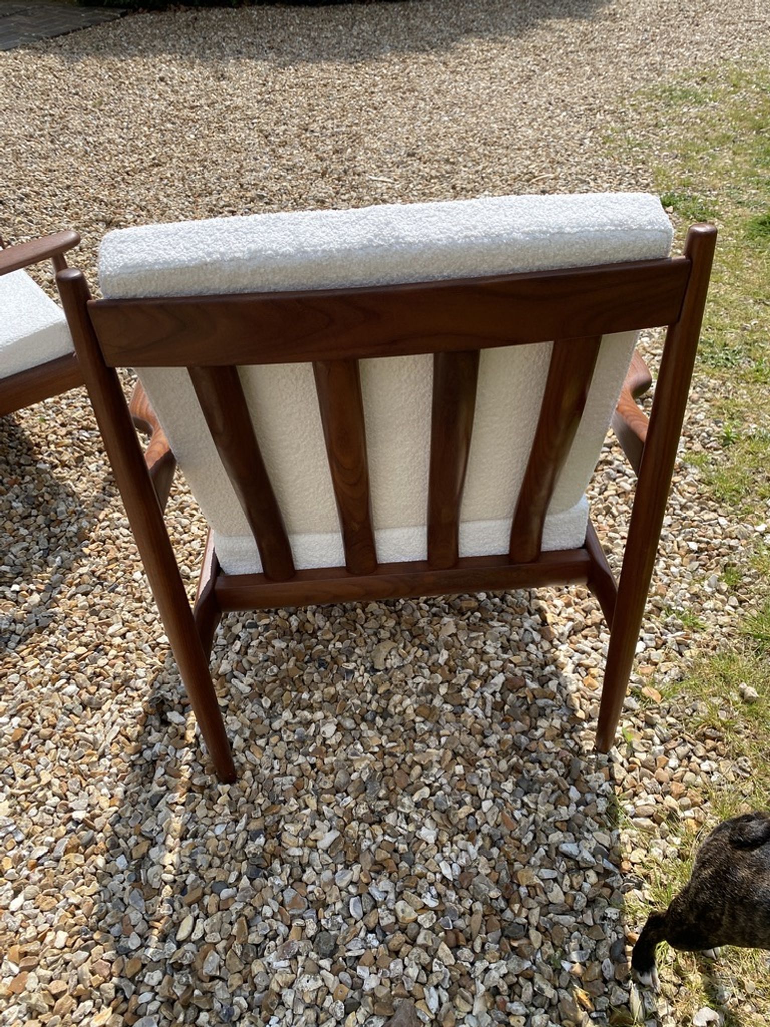 Paire de fauteuils scandinave en teck